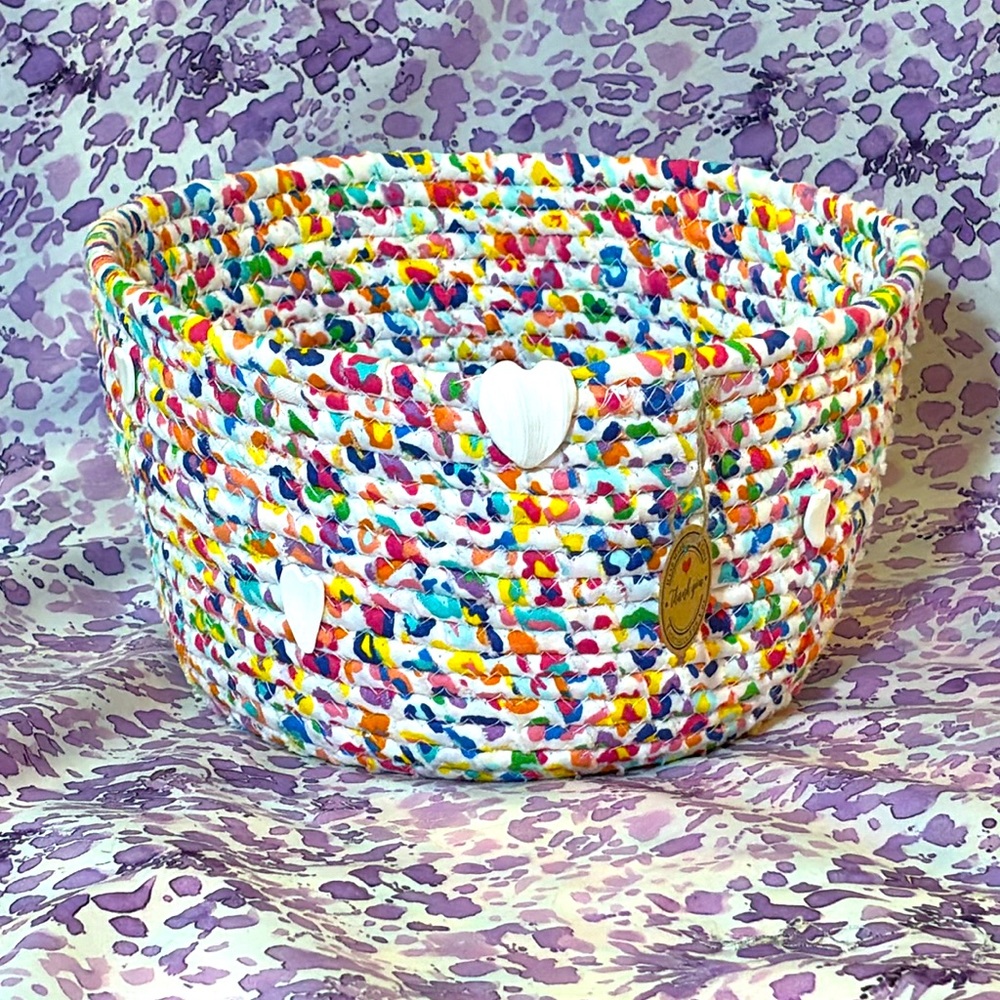 Handmade rope basket